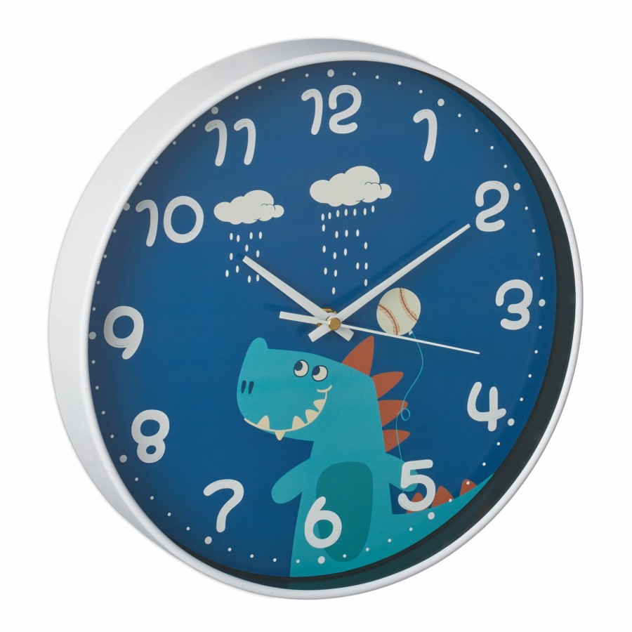 Relaxdays Dinosaurier-Wanduhr New