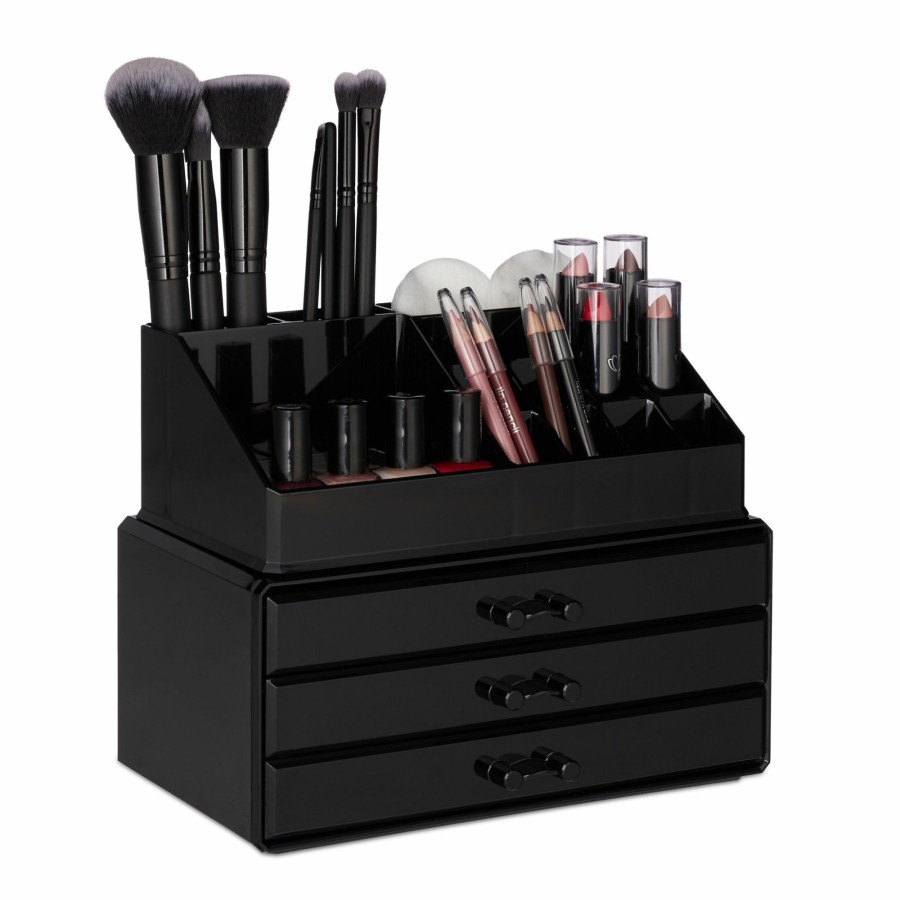 Relaxdays Make-Up-Organizer Mit 3 Regalen Online