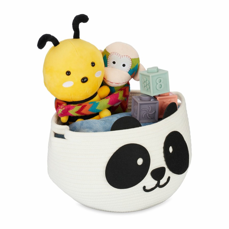 Relaxdays Kinder-Aufbewahrungsbox Panda Wholesale