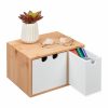 Relaxdays Schreibtisch-Organizer Mit 2 Schubladen Online