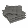 Relaxdays Set Mit 4 Sitzkissen In Grau Hot