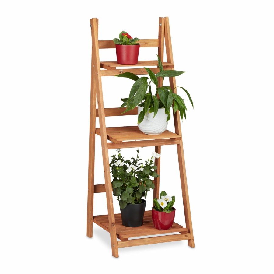 Relaxdays Blumenstander Aus Holz Wholesale