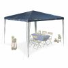 Relaxdays Dunkelblauer Pavillon 3X3M Online