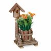 Relaxdays Blumentopf Aus Holz New