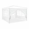 Relaxdays Set Mit 4 Weisen Pavillon-Seitenwanden Hot