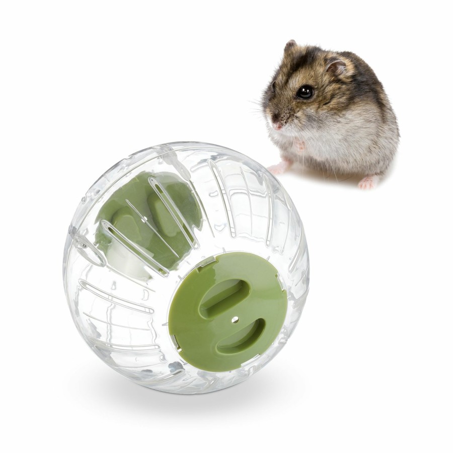 Relaxdays Hamsterball Mit Grunem Deckel Online