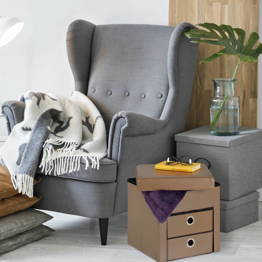 Relaxdays Hocker Mit Schubladen Clearance