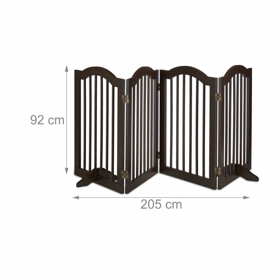 Relaxdays Braunes Sicherheitstor 92 Cm Hot