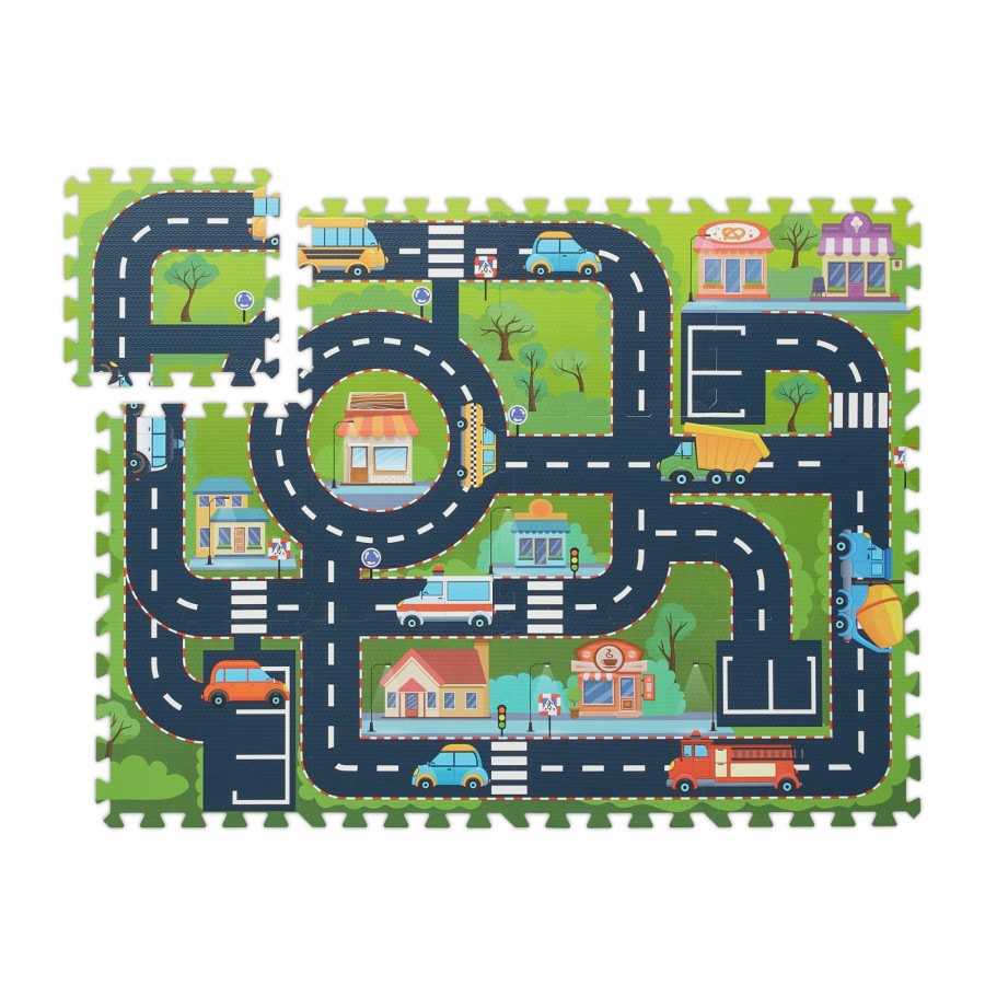 Relaxdays Puzzle-Matte Stadtplan Online