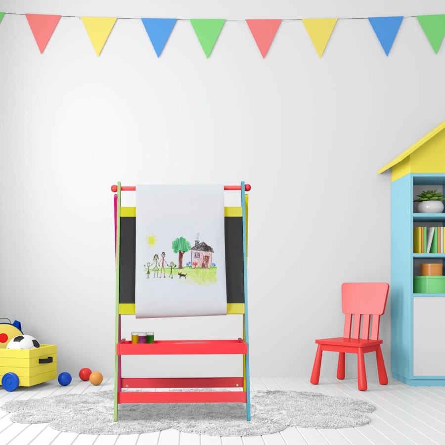 Relaxdays Kindertafel Mit Papierrolle Clearance