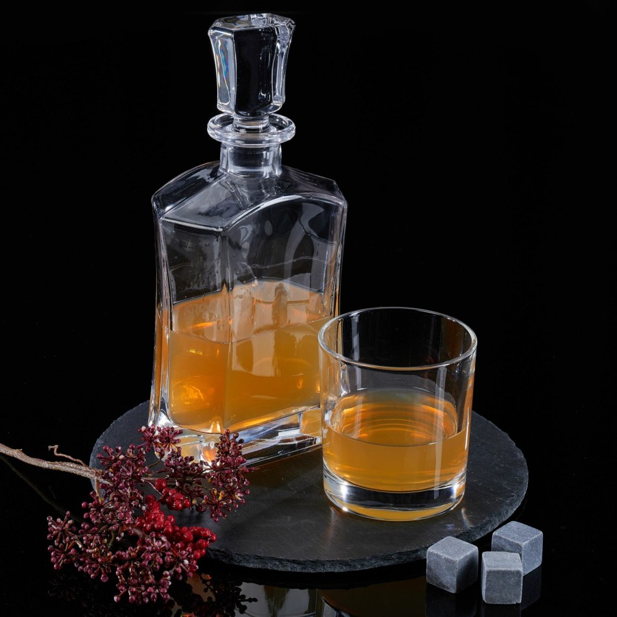 Relaxdays 5-Teiliges Whisky-Set, Dekanter Und Glaser Clearance