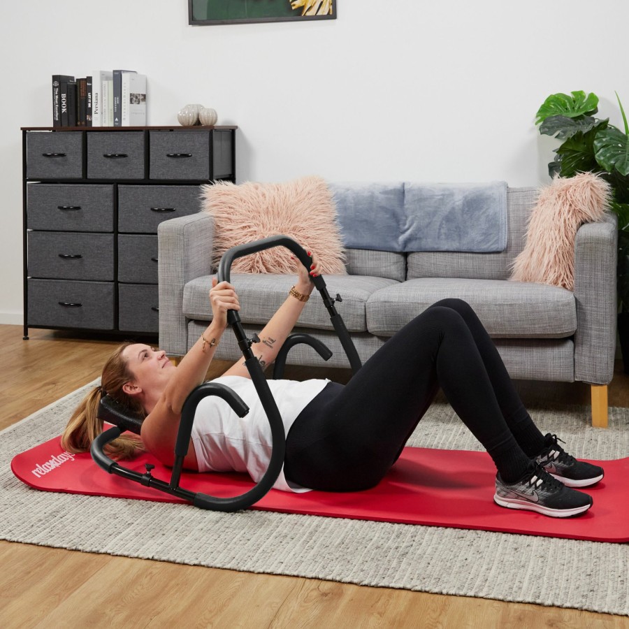 Relaxdays Schwarzer Bauchtrainer Fur Sit-Ups Online