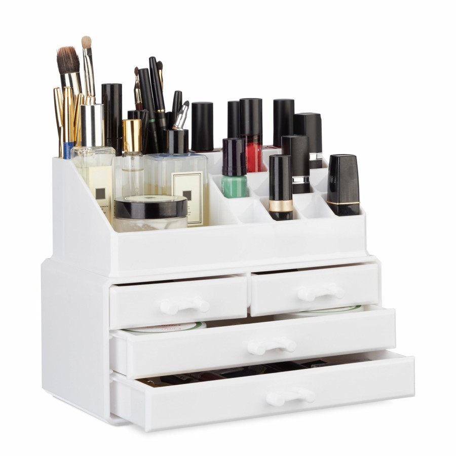 Relaxdays Make-Up-Organizer Mit 4 Schubladen Clearance