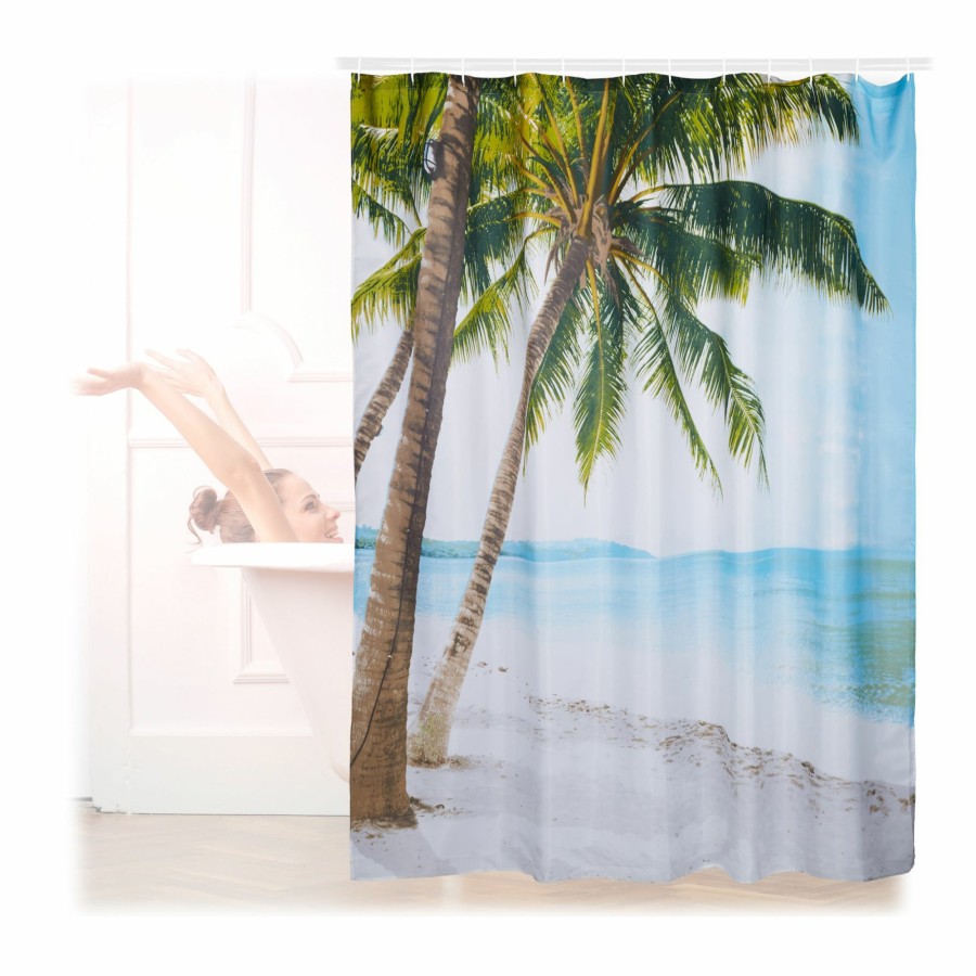 Relaxdays Strandduschvorhang 180 X 180 Cm Wholesale