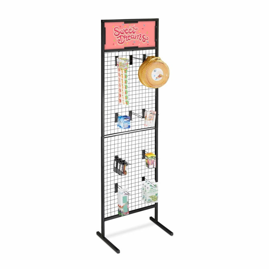 Relaxdays Gridwall-Mesh-Panel-Display Clearance