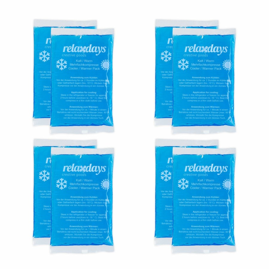 Relaxdays Kalte Gelpackungen, 8Er-Set Clearance