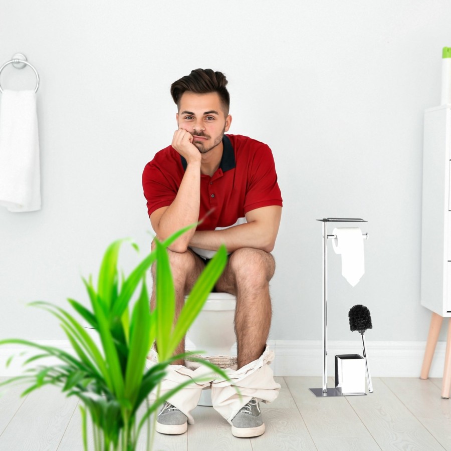 Relaxdays Toilettenbutler Mit Tablett Online