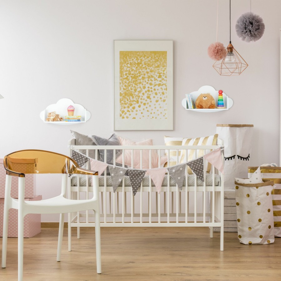 Relaxdays Cloud Wandregal Kinderzimmer New