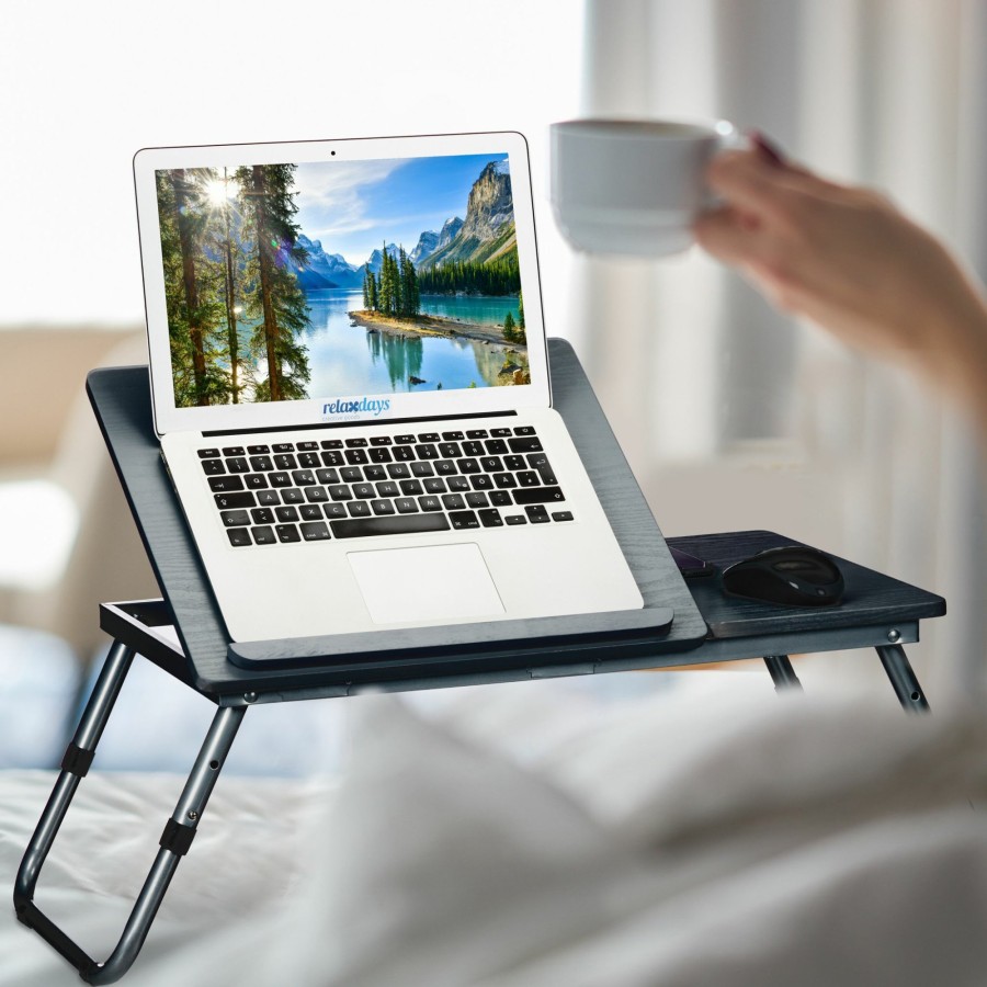 Relaxdays Schwarzer Klappbarer Laptoptisch Online