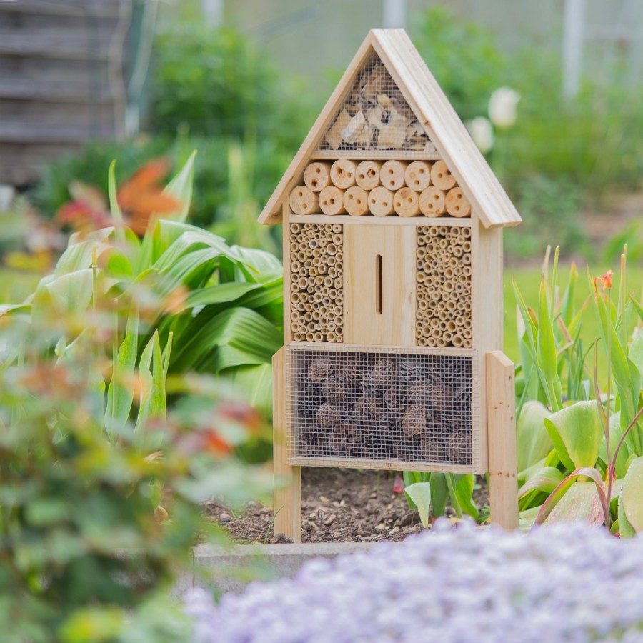 Relaxdays Freistehendes Insektenhotel Grose L Best