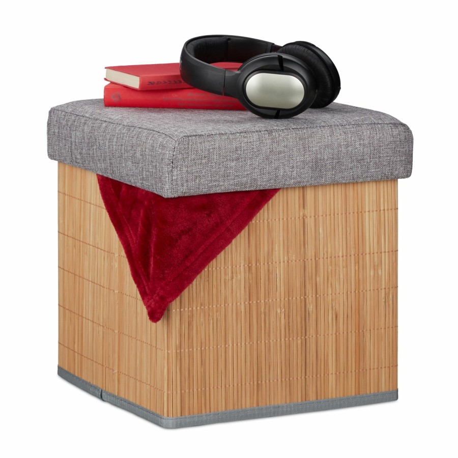 Relaxdays Hocker Mit Staufach Clearance