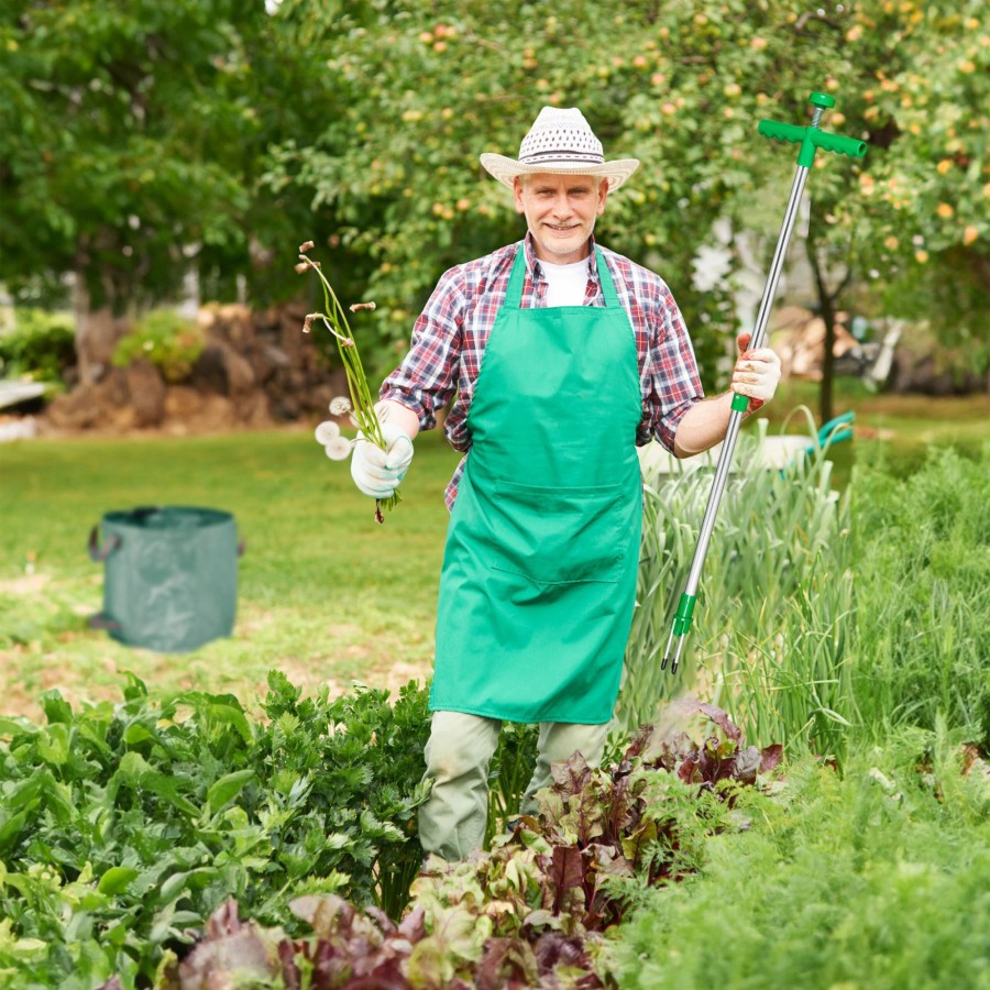 Relaxdays Unkrautjater Mit Gartenabfallsack Hot