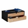 Relaxdays Schreibtisch-Organizer Mit 2 Breiten Schubladen Hot