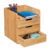 Relaxdays Schreibtisch-Organizer Mit 3 Schubladen Clearance