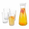 Relaxdays Wasserkaraffe Mit Glasset New