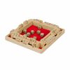 Relaxdays Shut The Box-Spiel Fur 4 Spieler, Rot Hot