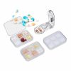 Relaxdays Pillenspender-Etui White / Transparent Online