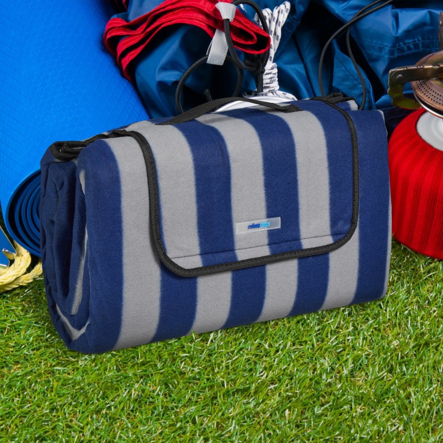 Relaxdays Picknickdecke Aus Fleece Mit Muster Online