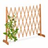 Relaxdays Ausziehbares Gartenspalier Aus Holz, Orange Wholesale