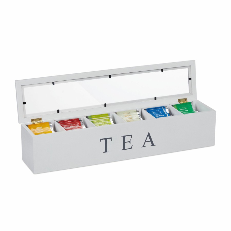 Relaxdays Tee-Organizer Mit 6 Fachern Clearance