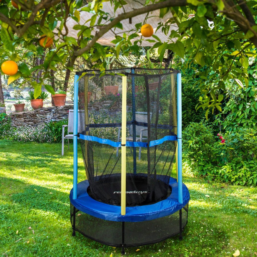 Relaxdays Kindertrampolin Mit Sicherheitsnetz Wholesale